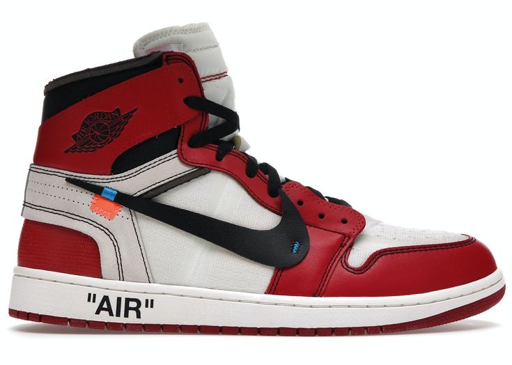 Consulta el Jordan 1 Retro High Off-White Chicago disponible en StockX Off White Air Jordan 1, Off White Jordan 1, Jordan 1 Off White, Air Jordan 1 Chicago, Authentic Jordans, Top Basketball Shoes, White Jordans, Air Jordan 1 Retro High Og, Air Jordan 1 Retro High