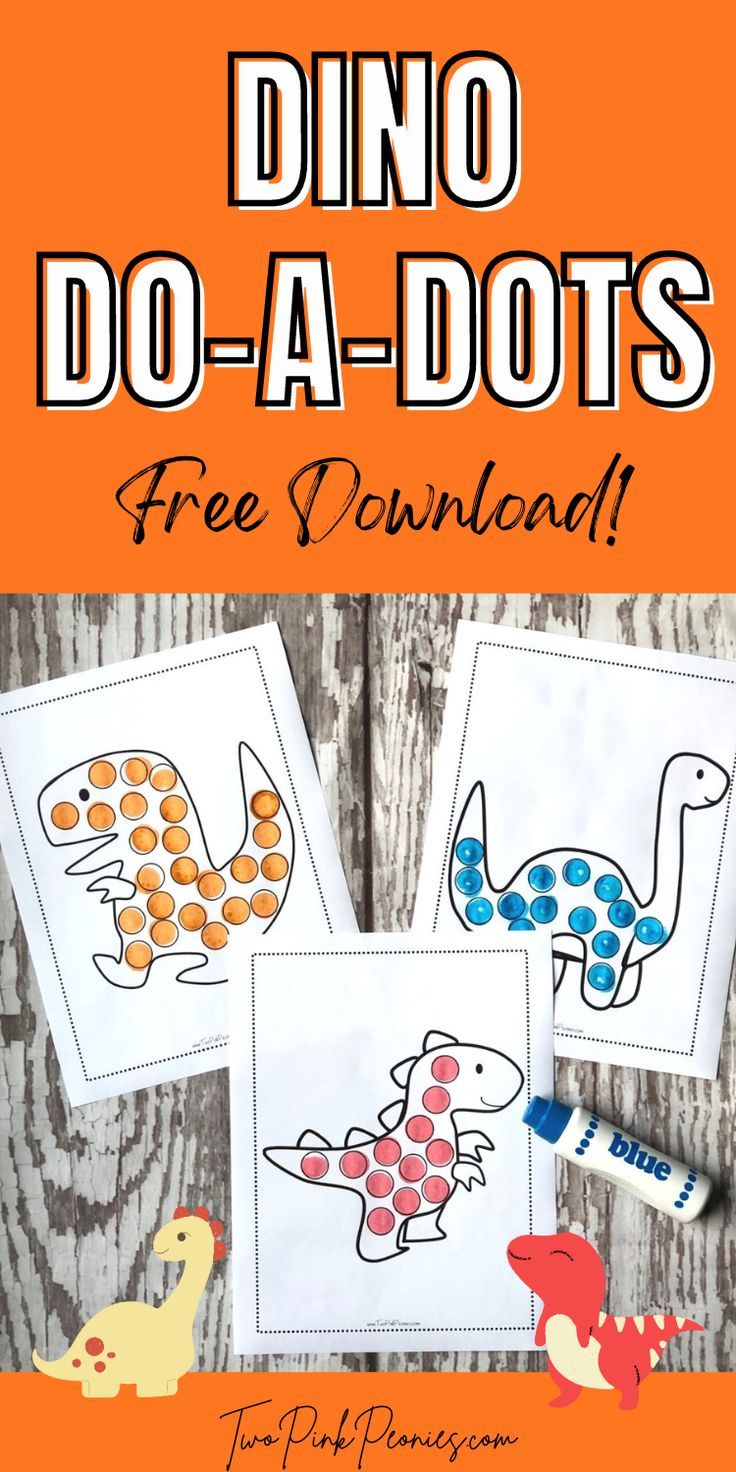 Image with text that says dino do-a-dot pages free download below is an image of dinosaur themed dot marker pages and a dot marker Dinosaur Crafts Kids, Dinosaur Crafts Preschool, Dinosaur Lesson, Dinosaur Theme Preschool, Dot Marker Printables, Dinosaur Activities Preschool, Dinosaurs Preschool, Activity For Toddlers, Do A Dot