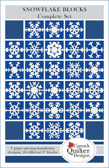 the snowflake blocks quilt pattern