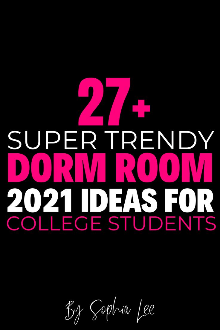 the text reads, 27 + super trendy dorm room 2012 ideas for college students