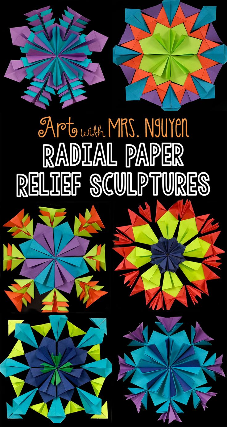 an image of origami art with mrs nuyenn radical paper relief sculptures