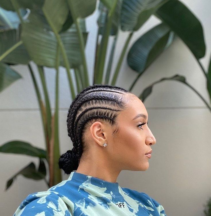 Chunky Cornrows Braids, Conrols Hair Style, Professional Cornrows For Work, Corn Row Braids Black Women Cornrows Natural Hair, Corn Rows And Braids, Cornrows No Extensions, Corn Row Braids Black Women, Trending Cornrows, Corn Row Braids