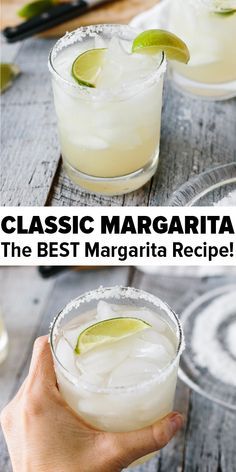 the best margarita recipe is made with classic margaritas