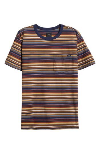 Deep-hued stripes wrap around a comfy cotton T-shirt that's even more of a classic thanks to the chest pocket. Crewneck Short sleeves 100% cotton Machine wash, tumble dry Imported Vans Shop, Pocket Tshirt, Wrap Around, Chest Pocket, T Shirt Dress, Cotton T Shirt, Blue Dresses, Cotton Tshirt, Shirt Dress