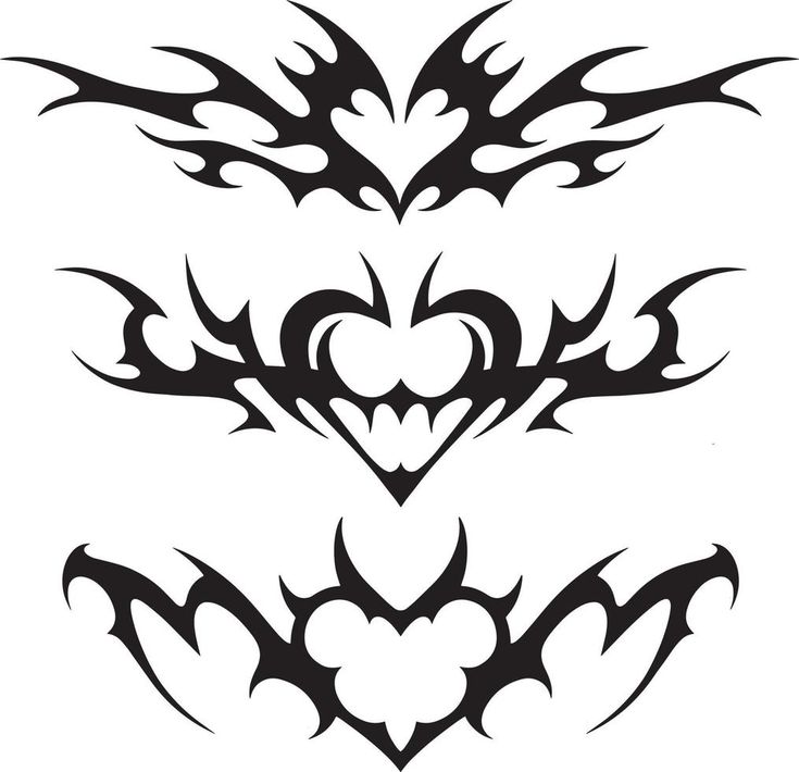 Neo tribal y2k tattoo with heart shape. Cyber sigilism style hand drawn ornaments. Vector illustration of black gothic tribal tattoo designs Graphic Heart Tattoo, Designs To Draw On Shirts, Cybersigil Tattoo Design, Succubus Tattoos, Neo Tribalism Tattoo, Aesthetic Tattoo Designs, Gothic Tattoo Designs, Stammestattoo Designs, Gotik Tattoo