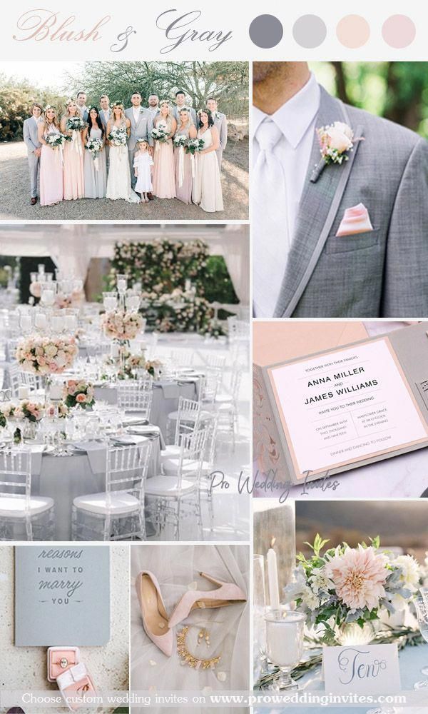 a collage of photos with different wedding colors