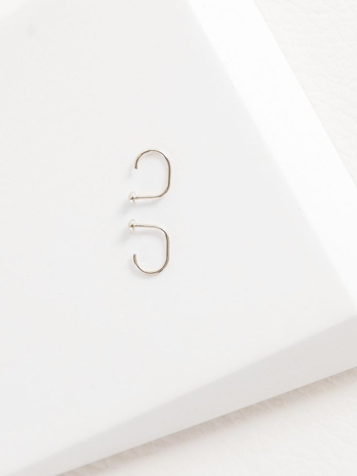 STUDIYO Jewelry Earrings Sterling Silver Dot Huggies | Minimal Backless Earrings Backless Earrings, Here's The Scoop, Minimalist Life, The Dot, Style Upgrade, Earring Backs, Everyday Style, Her Style, Gold Vermeil