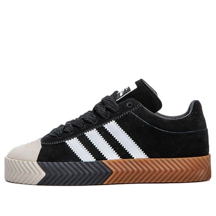 Adidas Alexander Wang x Skate Super Core Black Core Black/Core Black/Core Black G28385 Adidas Chunky Shoes, Adidas Alexander Wang, Casual White Sneakers, Core Core, Sneaker Outfits Women, Adidas Sneakers Women, Fab Shoes, Black Core, Adidas Shoes Women