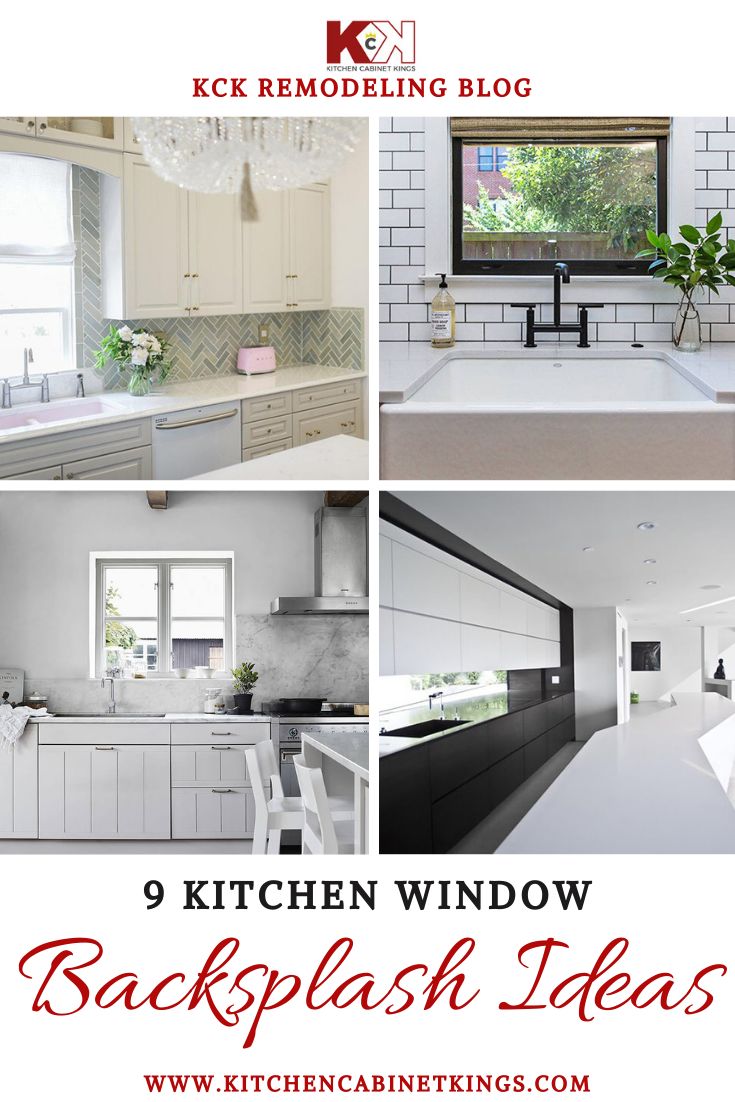 the kitchen window backsplash ideas are great for decorating with white cabinets and black countertops