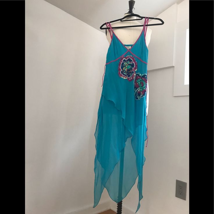 Tashia London Turquoise Dress With Sequin Embellishments And Spaghetti Straps. Never Worn. Size Says Medium But Fits More Like A Small. Blue Embellished Maxi Dress For Summer, Light Blue Embellished Summer Dress, Turquoise Embellished Fitted Dress, Fitted Turquoise Embellished Dress, Summer Cocktail Dress In Turquoise, Turquoise Summer Cocktail Dress, Turquoise Sleeveless Cocktail Dress, Blue Sleeveless Sequin Maxi Dress, Blue Sequined Beach Dress