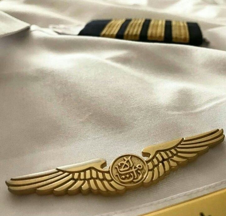 a close up of a uniform with gold wings on it