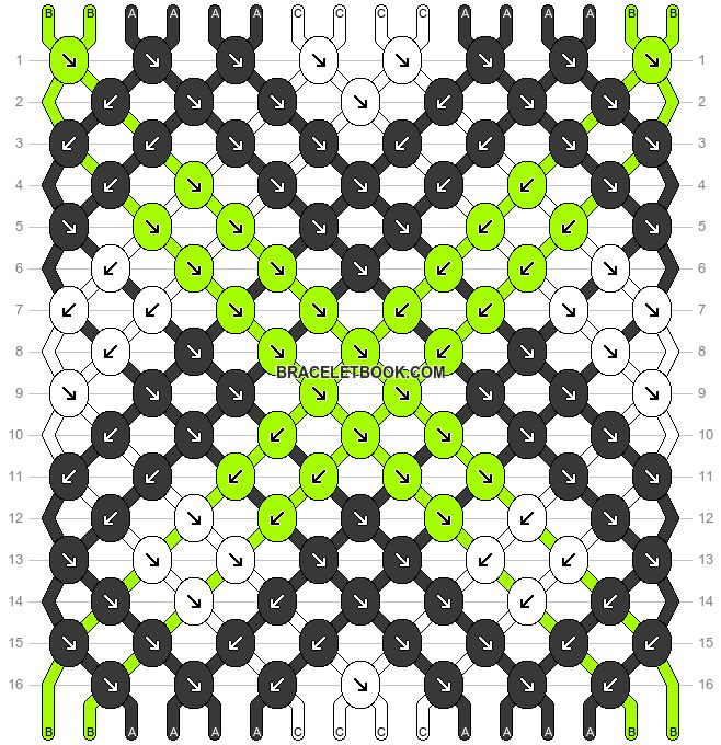 an abstract pattern with green and black circles