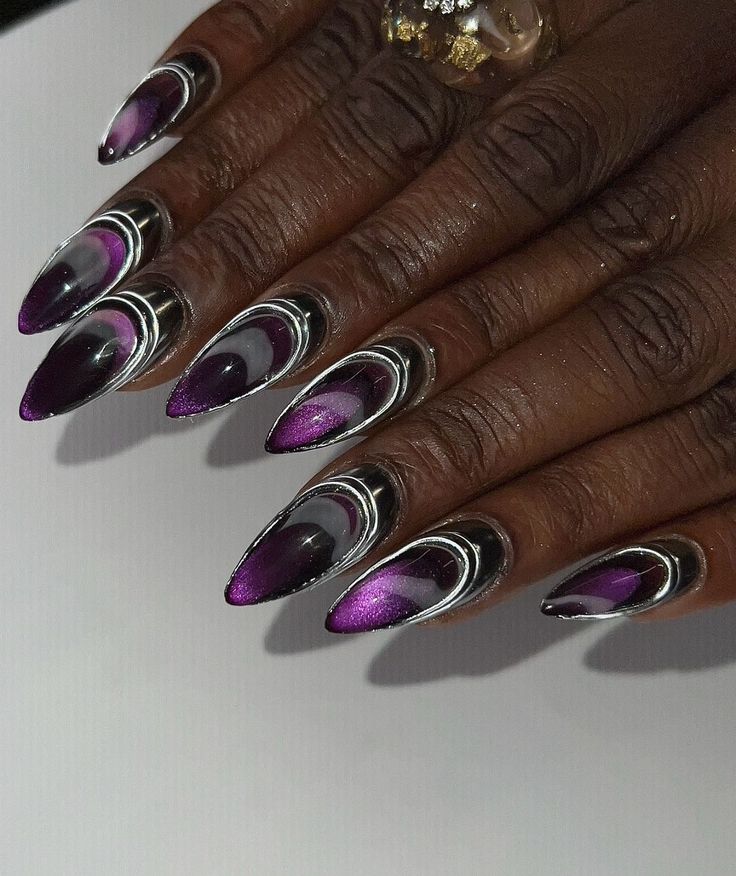 Padena | Cat eye: lavender fizz @shoplilicreuk vous avez -10% avec le code: padena10 . . . Inspo: @memnails #nails #nailart #nailsart... | Instagram Pedicure Nail Art, Nail Games, Pedicure Nails, Purple Nails, Nails Nailart, Cat Eye, Lavender, Nail Art, Nails