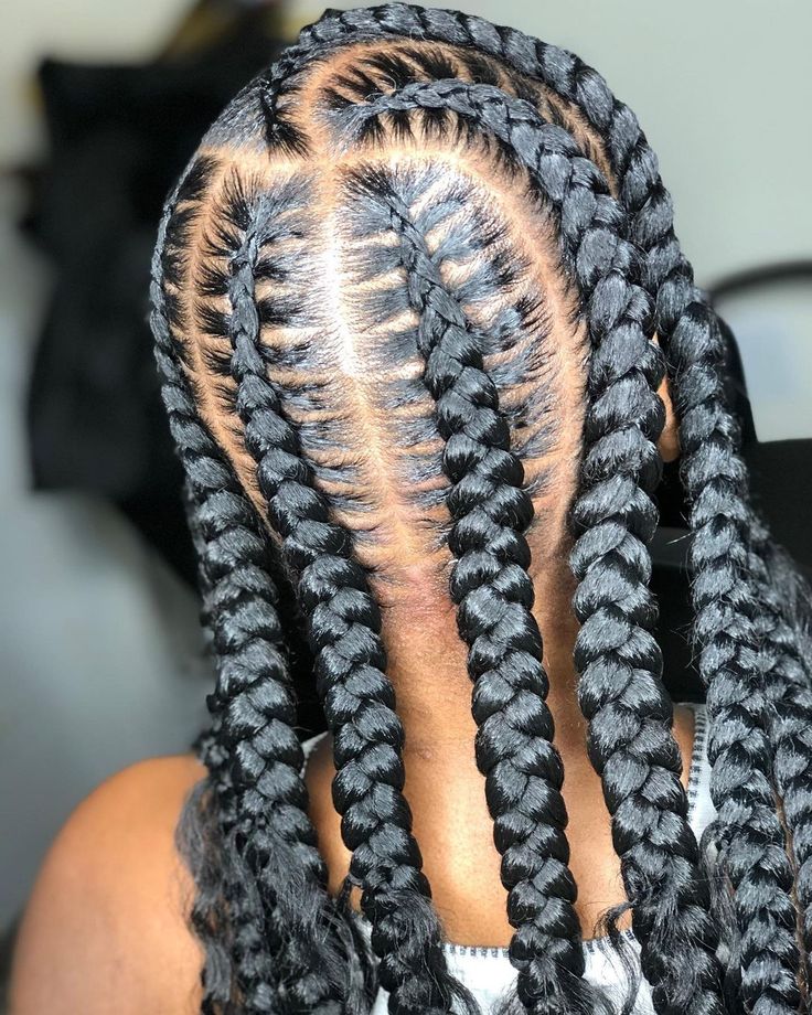 40 Creative Pop Smoke Braids Protective Hairstyles To Try Protective Styles For Natural Hair Short, African Natural Hairstyles, Girly Hair, Cute Box Braids, Simple Hairstyles, Cute Box Braids Hairstyles, Feed In Braid, Girls Hairstyles Braids, Cornrows Braids