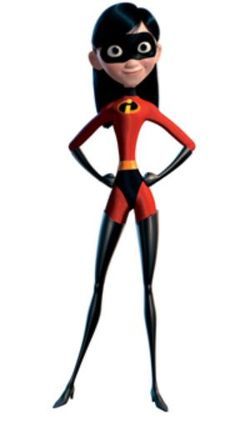 a cartoon character with black hair and an orange outfit, standing in front of a white background