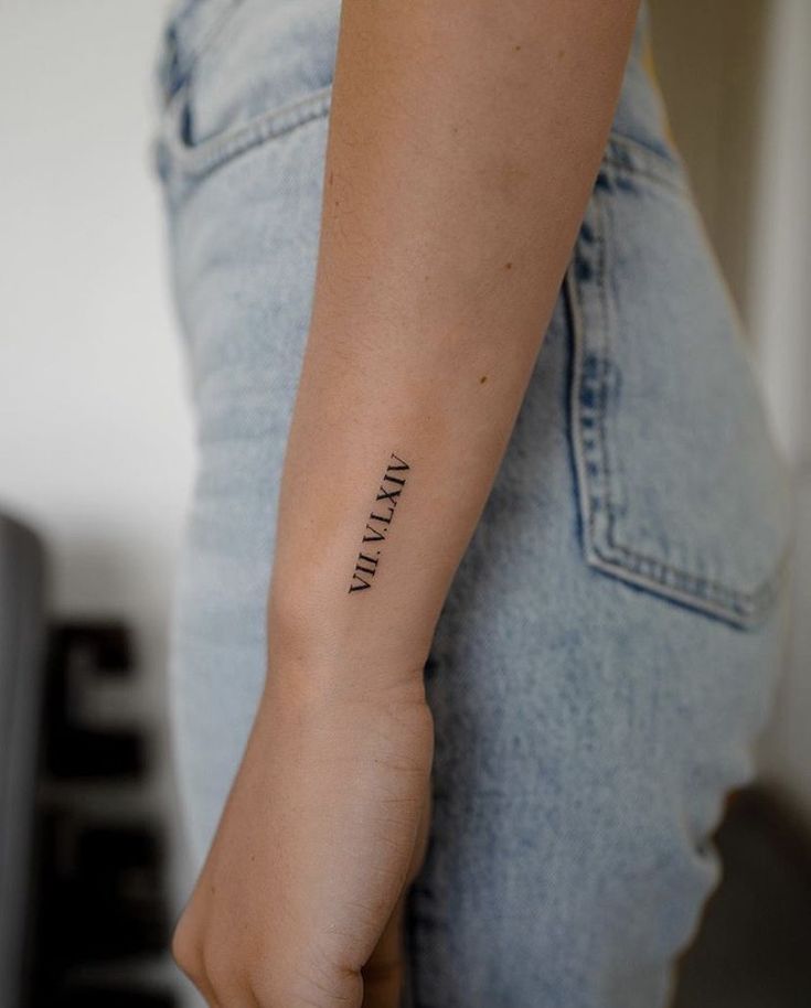 a woman's arm with a tattoo that reads, i am always in black