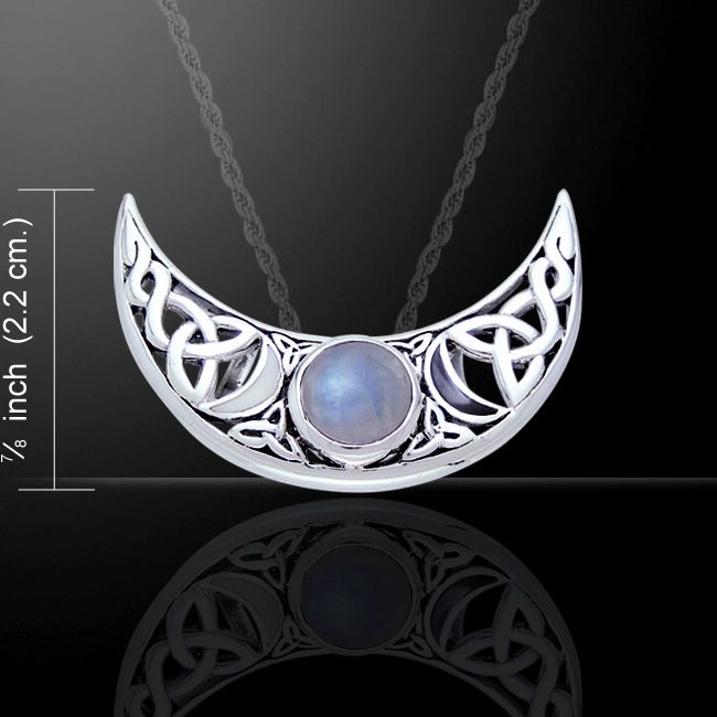 From the creative genius of Peter Stone, this Sterling Silver Celtic Knot Crescent Moon Pendant was created with passion and pride in Thailand. Meticulously crafted with minimal impact on the environment and hand polished, it is hypoallergenic, nickel and lead free.Each piece of Jewelry is a work of art with exceptional detail from the Heart. | eBay! Celestial Style Silver Jewelry For Gifts, Celestial Silver Jewelry For Gifts, Mystical White Gold Jewelry Gift, Sterling Silver Moon Charm For Jewelry Making, Mystical Silver Pendant Jewelry, Mystical Silver Round Jewelry, Mystical Silver Jewelry Gift, Mystical Silver Jewelry For Gifts, Unique Sterling Silver Jewelry With Moon Charm