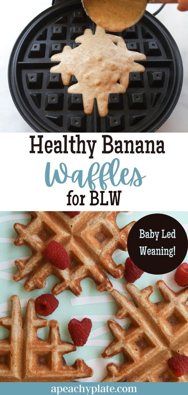 healthy banana waffles for blw