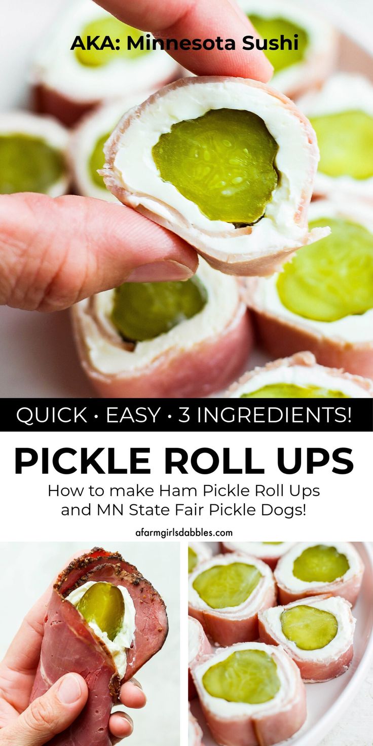 pickle roll ups are the perfect appetizer for any party or gathering click to see how to make them