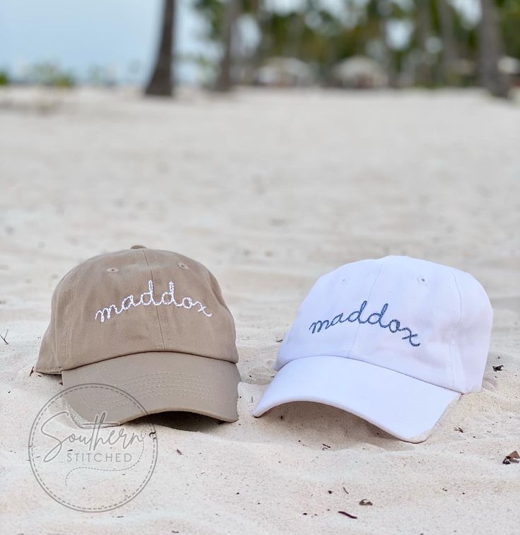 The toddler hat that every little one needs! Cotton Brimmed Dad Hat For Beach, Summer Dad Hat With Adjustable Curved Brim, Brimmed Dad Hat For Summer Beach, One Size Fits Most Baseball Cap For Beach, One Size Fits Most Beach Baseball Cap, Customizable Adjustable Beach Hats, Personalized Summer Hats With Curved Brim, Adjustable Personalized Hats For Vacation, Personalized Summer Baseball Cap With Curved Brim