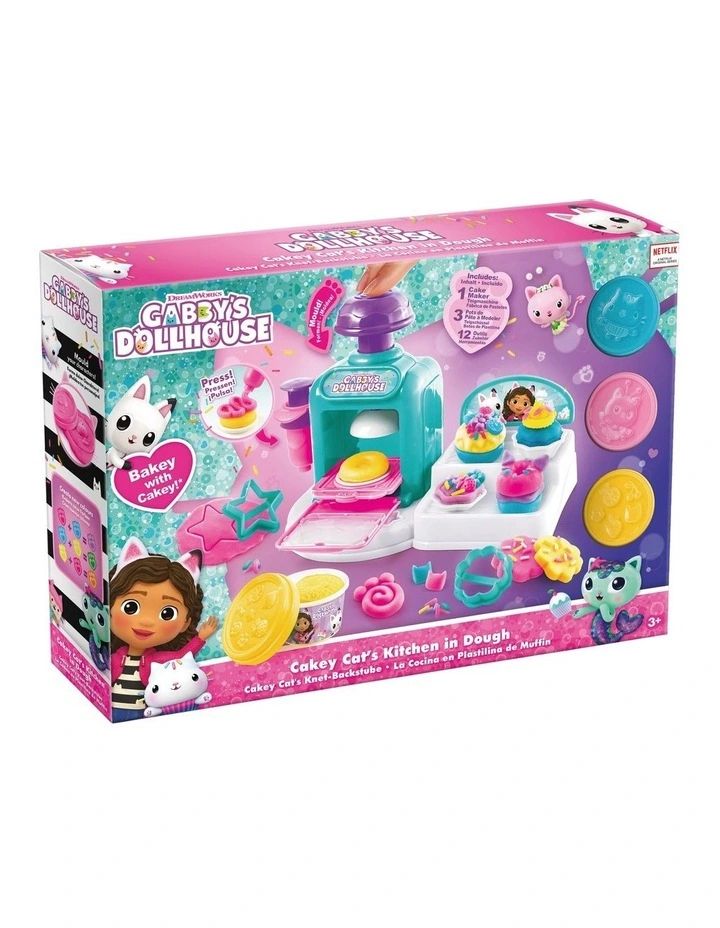 the play - doh dollhouse kitchen playset is in its box