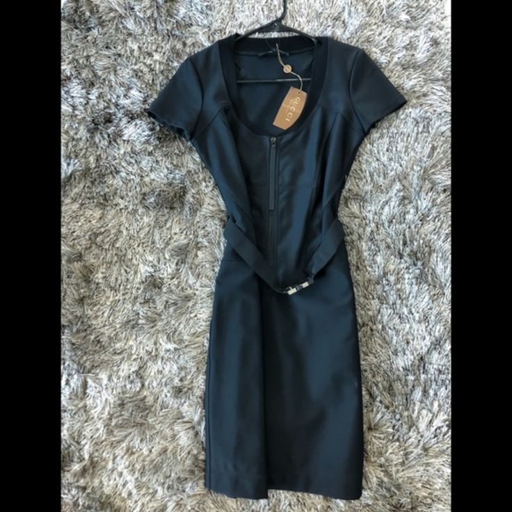 Beautiful, Chic Belted Gucci Dress. Never Worn Limited Edition Style 100% Authentic White Style Available. Black Silk Gucci Dress, Gucci Fitted Dress For Night Out, Fitted Gucci Dress For Night Out, Gucci Fitted Evening Dress, Fitted Gucci Evening Dresses, Chic Gucci Dress For Night Out, Gucci Black Evening Dress, Gucci Knee-length Cocktail Dress, Gucci Fitted Silk Dress