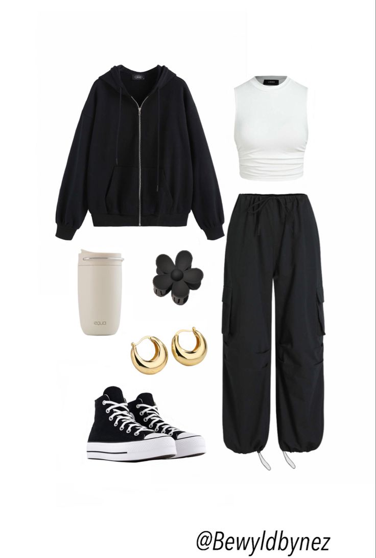 Comfy Gym Fits, Comfy Simple Outfits, Preppy Tomboy Outfits, Dance Contemporary, Casual Comfy Outfit, Dance Style Outfits, Class Outfits, Cute Modest Outfits, Cargo Pants Outfit