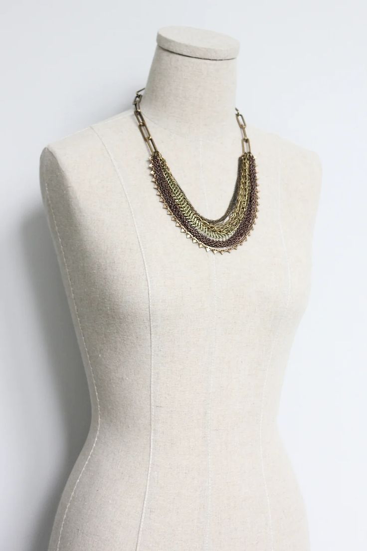 HYL321 – david aubrey Adjustable Chain Layered Choker Necklace, Adjustable Chain Choker Layered Necklace, Metal Double Strand Beaded Chain Necklace, Metal Double Chain Necklace, Multi-strand Metal Chain Jewelry, Multi-strand Metal Layered Necklace With Adjustable Chain, Gold Oxidized Long Necklace, Adjustable Metal Layered Necklace With Beaded Chain, Multi-strand Metal Layered Necklace With Beaded Chain