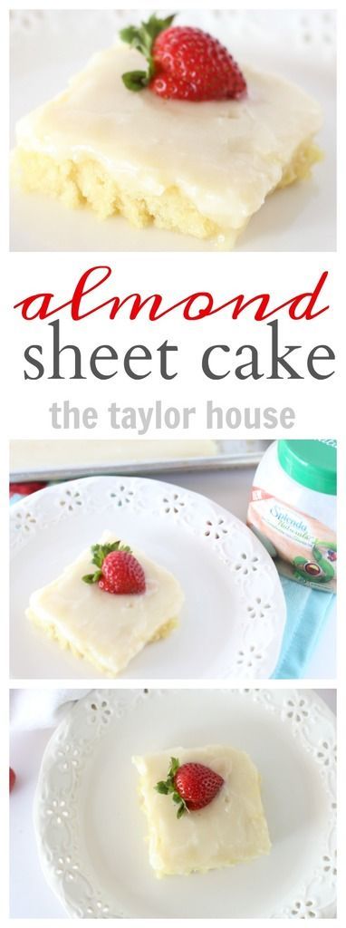 this almond sheet cake is the perfect dessert to make for any special occasion