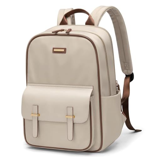 Travel Laptop Backpack for Women College Backpack Purse Casual Daypacks Fits 15 Inch Notebook (Apricot) Travel Laptop Backpack, Computer Backpack, Backpack For Women, Vintage Backpacks, College Backpack, College School, Purse For Women, Computer Bag, Computer Bags