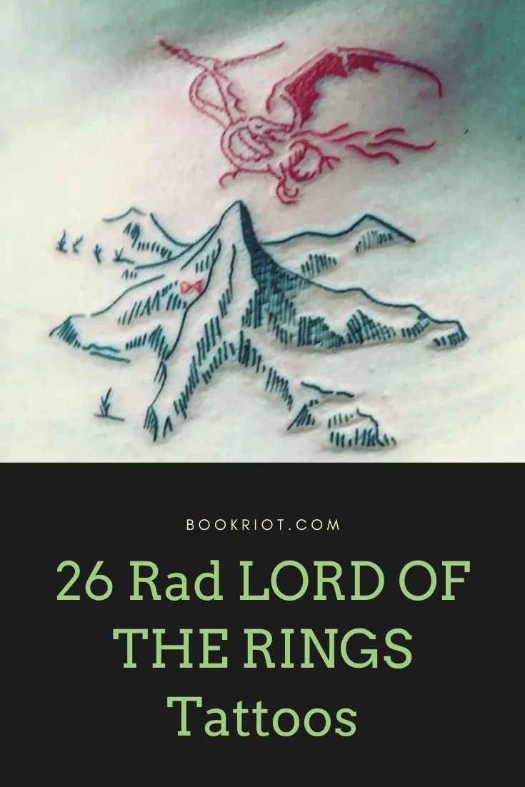 the cover of 26 rad lord of the rings tattoos