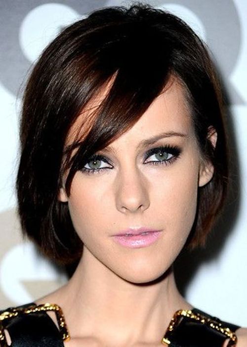 16 Stunning Celebrity Hairstyles to Frame Your Face Shapes - Pretty Designs Jenna Malone, Oblong Face Hairstyles, Oblong Face Shape, Long Face Haircuts, Bangs Hairstyle, Long Face Shapes, Jena Malone, Long Face Hairstyles, Oblong Face