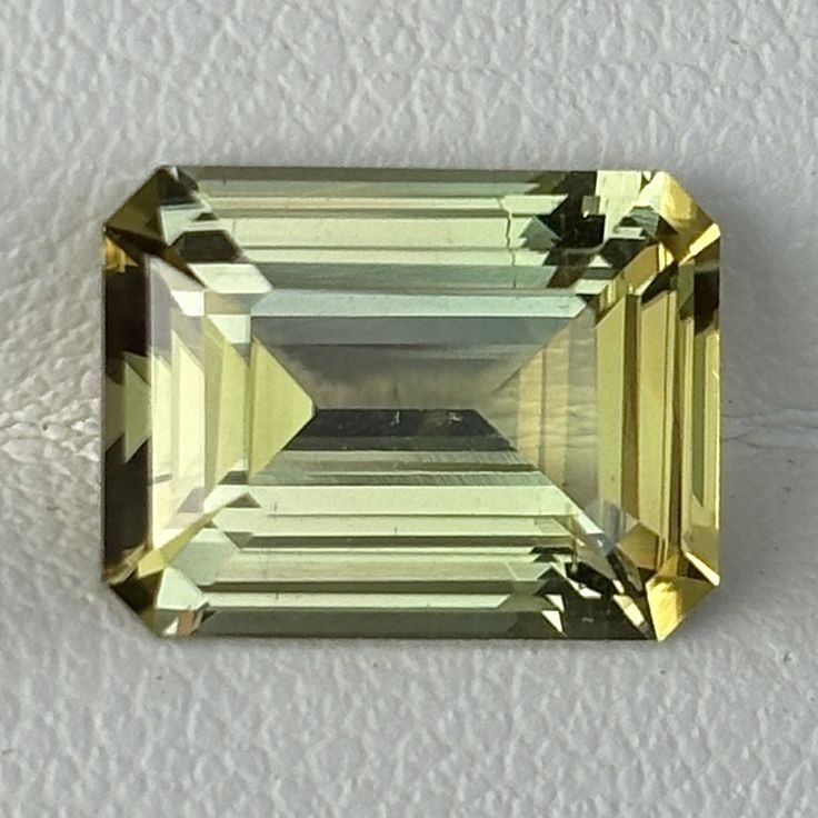 Natural Yellow Tourmaline 4.47 Cts Emerald Cut Loose Gemstone For Jewelry Cut Loose, Emerald Cut, Sri Lanka, Tourmaline, Loose Gemstones, Emerald, Gems, Pet Supplies, Electronic Accessories