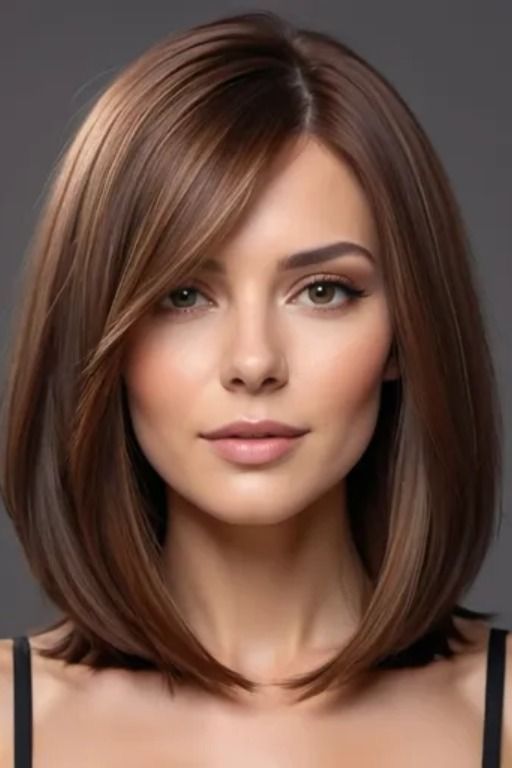 Short Silk Press, Silk Press Hairstyles, Rambut Brunette, Haircuts For Medium Length Hair, Layered Haircuts For Medium Hair, Hair Affair, Haircuts For Medium Hair, Silk Press, Short Hair Color