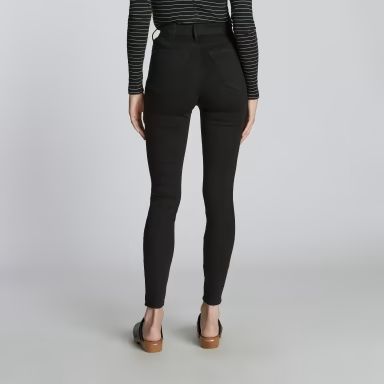 The Way-High® Skinny Jean Black – Everlane Fitted High Rise Bottoms For Everyday, Versatile High-rise Bottoms For Everyday, Basic Fitted Bottoms For Fall, Fitted Basic Bottoms For Fall, High Rise Everyday Bottoms, High Rise Comfort Stretch Versatile Bottoms, Casual High-stretch Cotton Bottoms, High Stretch Full-length Cotton Bottoms, High Stretch Full Length Cotton Bottoms