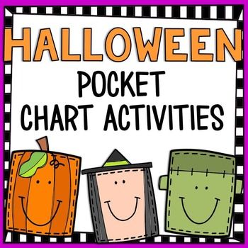 halloween pocket chart activities for the classroom