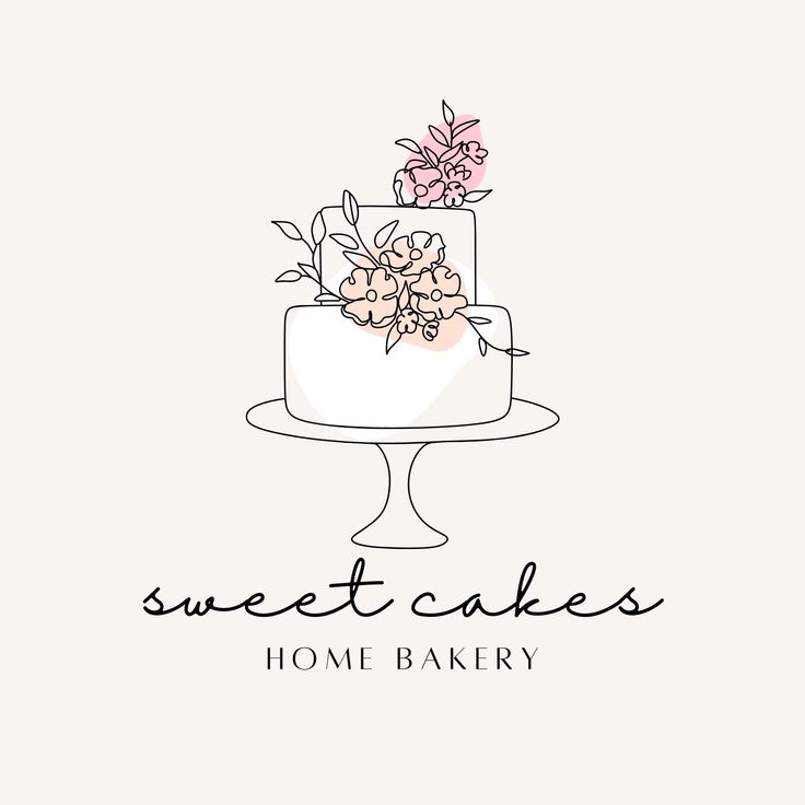 a cake with flowers on top and the words, agnes's bakery home bakery