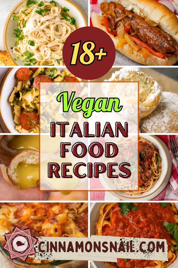 Looking for delicious Vegan Italian Food Recipes? Learh how to make these healthy recipes from a professional chef. Recipes include Vegan Marinara Sauce, Vegan Baked Ziti, Vegan Alfredo Sauce, Vegan Italian Sausage, Vegan Pepperoni, Vegan Meatballs, Vegan Bolognese Sauce, Vegan Mascarpone Cheese, Vegan Cream Filled Italian Donuts, Vegan Escarole and White Bean Soup, and MORE! Vegan Dinner Recipes | Vegetarian Meals | Healthy Dinner Recipes | Plant Based Dinner | Easy Vegan Dinner Dinner Recipes Plant Based, Alfredo Sauce Vegan, Vegan Italian Food, Vegetarian Meals Healthy, Vegan Marinara Sauce, Vegan Italian Sausage, Vegan Mascarpone, Vegan Baked Ziti, Italian Donuts