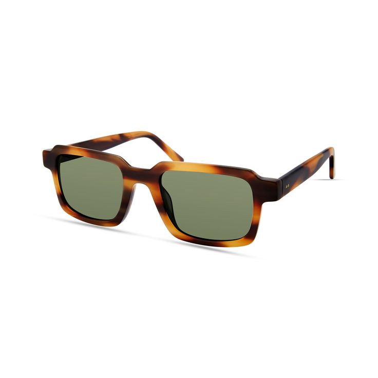 Inspired by the historic Hudson River, this sunglass style features a sleek and modern flat-top square shape. Its clean lines and refined design make it a versatile choice for both professional settings and casual outings. Hudson is a timeless classic that effortlessly exudes confidence and style. Features: Hand Polished Italian Acetate Carl Zeiss Sun Lenses 100% UVA/UVB Protection OBE German engineered 5 Barrel Rivet Hinges OBE Coated Screws Sizes: Lens: 51 mm Bridge: 21 mm Temple: 149 mm Classic Square Frame Sunglasses For Summer, Modern Rectangular Aviator Sunglasses For Summer, Modern Brown Rectangular Sunglasses, Classic Square Frame Aviator Sunglasses For Summer, Modern Everyday Aviator Sunglasses With Gradient Lenses, Classic Rectangular Sunglasses For Summer, Modern Brown Sunglasses For Square Face, Modern Rectangular Sunglasses For Formal Occasions, Modern Rectangular Aviator Sunglasses With Uva Protection