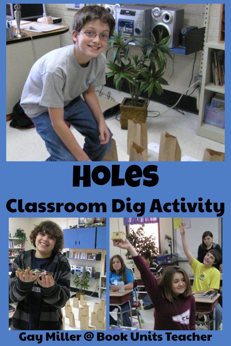 Holes by Louis Sachar Classroom Dig Activity Holes Novel Study, Golden Lipstick, Holes By Louis Sachar, Holes Movie, Holes Book, Book Club Activities, Novel Activities, Novel Study Activities, Louis Sachar