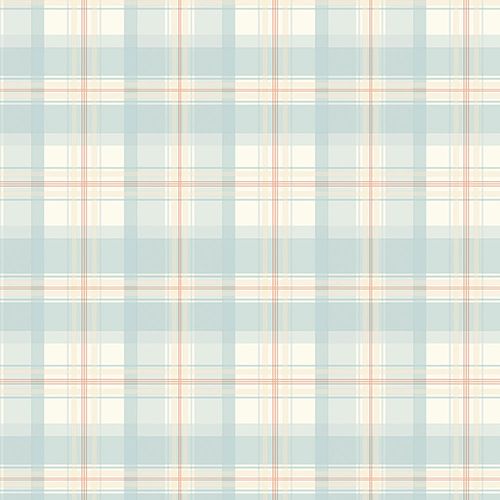 a light blue and beige plaid wallpaper pattern