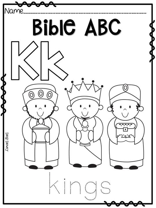 a coloring page for the bible with three kings