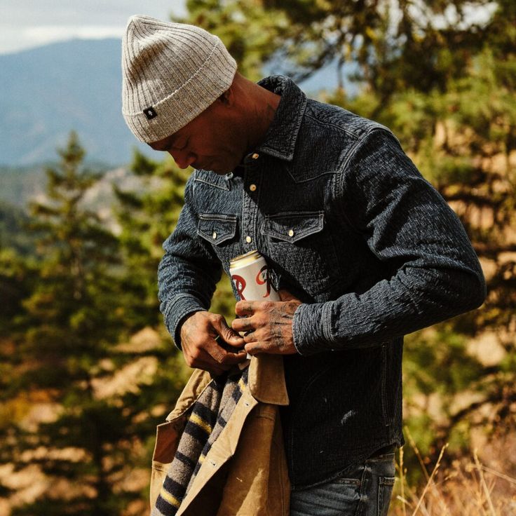 Fall Menswear, Flint And Tinder, Madras Plaid, Striped Blankets, Raw Denim, Military Inspired, Trucker Jacket, Sherpa Lined, Soft Flannel