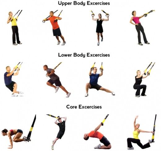 an image of people doing exercises for their body and core muscles in different poses with the words upper body exercises above them