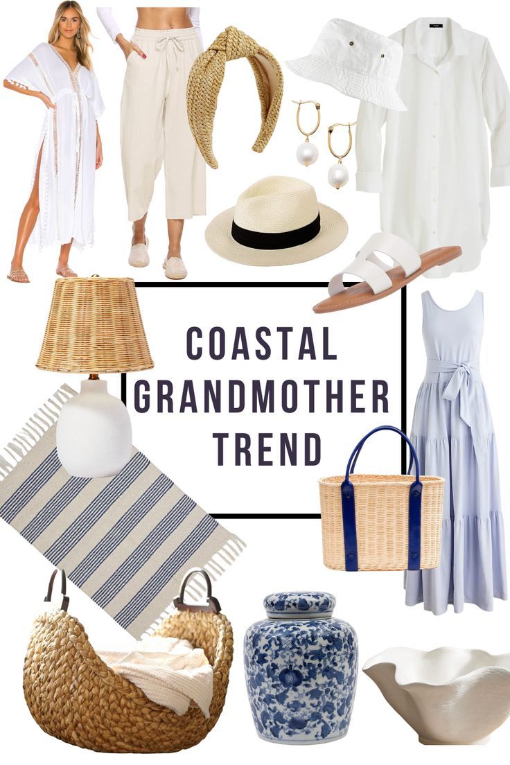 Coastal grandmother is all about easy-breezy styles that go from the farmers market in the morning to lunch in town to sauvignon blanc on the beach at night. Grandmother Style, The Beach At Night, Coastal Clothing, Soft Summer Color Palette, Lunch Outfit, Coastal Fashion, Vacation Outfits Women, Grandma Fashion, Beach At Night