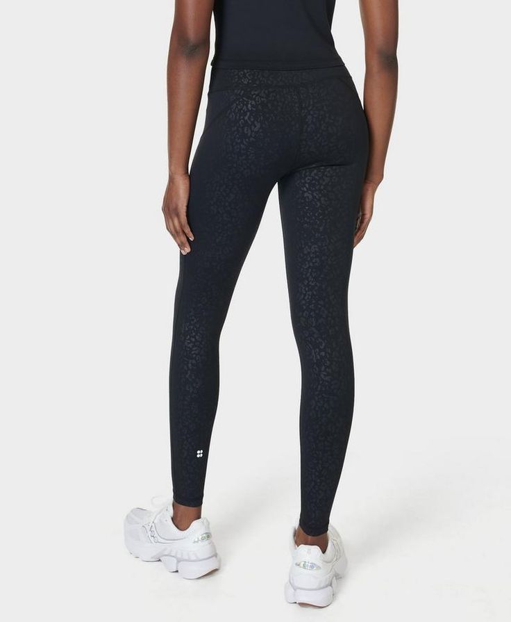 Lightweight gym leggings perfect for everyday wear. Exclusive 80% recycled fabric is breathable, quick-drying and squat-proof. Super flattering high waist and seamed design to sculpt the bum. Designed for low-impact with a lightweight, soft texture. Slip pocket at waist for cards and keys. Inseam length: 68cm / 27". Model wears size S and is 178cm/5'10" tall. Style Code: SB9651EColour: Black Animal Fade Emboss Print Linen Loungewear, Black Animals, How To Iron Clothes, Sweaty Betty, Gym Leggings, Squat Proof, Clothing Care, Cashmere Coat, Performance Outfit