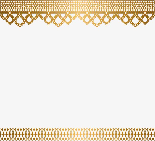 an ornate gold border on a white background