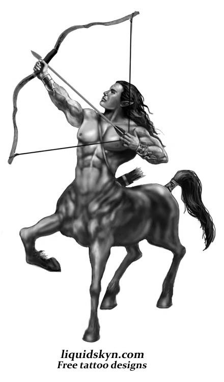 a drawing of a man riding on the back of a horse holding a bow and arrow