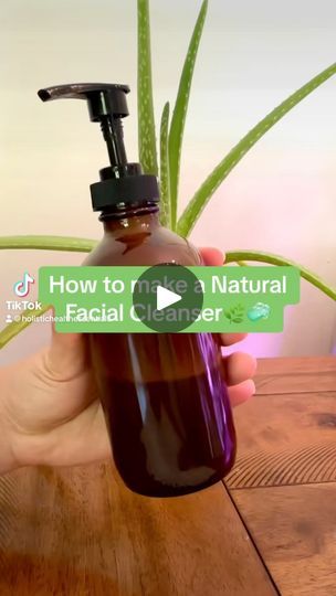 68 reactions · 22 shares | How to Make a Natural Facial Cleanser 🌱 Great for Acne Prone Skin / Oily-Combination Skin.  🌿Comment “Send” and we will send you the link to learn more Natural DIY Skincare Recipes!    #diy #naturalskincare #skincare #natural | Holistic Health Essentials | Sacha Distel · La belle vie Diy Cleanser For Combination Skin, Diy Facial Cleanser For Acne, Diy Facial Cleanser, Diy Cleanser, Homemade Makeup Remover, Cleanser For Combination Skin, Natural Facial Cleanser, Skincare Recipes, Health Essentials