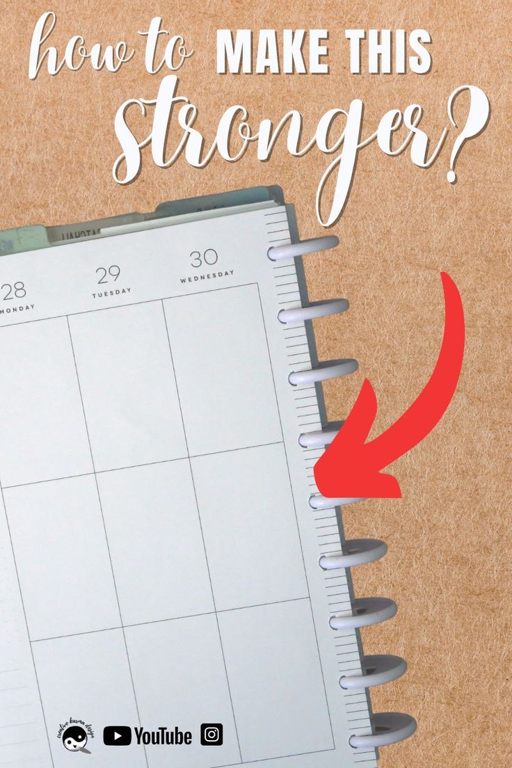 a planner with the words how to make this bigger? on it and an arrow pointing up